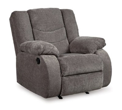 Tulen Recliner - Gray Rocker Chair modern furniture Contempo Furniture