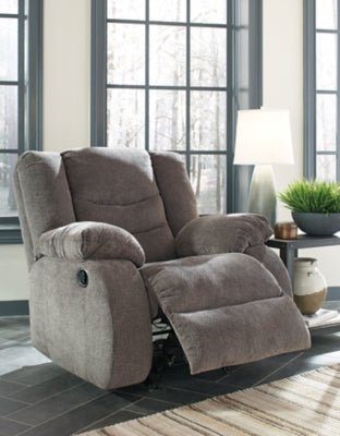 Tulen Recliner - Gray Rocker Chair modern furniture Contempo Furniture
