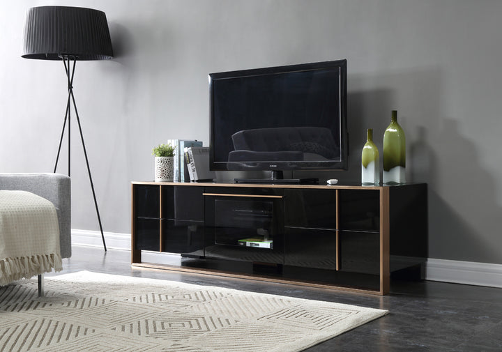 Cartier Modern Black  and  Rosegold TV Stand