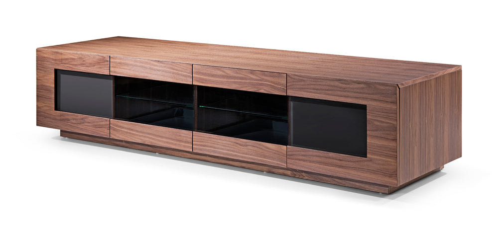 Frost Modern Small Walnut TV Stand