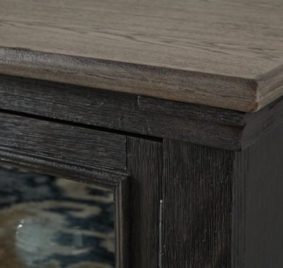 Tyler Creek 74" TV Stand - Dark Gray TV Stand modern furniture Contempo Furniture