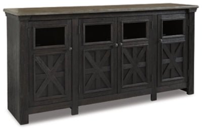 Tyler Creek 74" TV Stand - Dark Gray TV Stand modern furniture Contempo Furniture