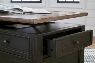 Tyler Creek Coffee Table with Lift Top - Black Cocktail Table modern furniture Contempo Furniture