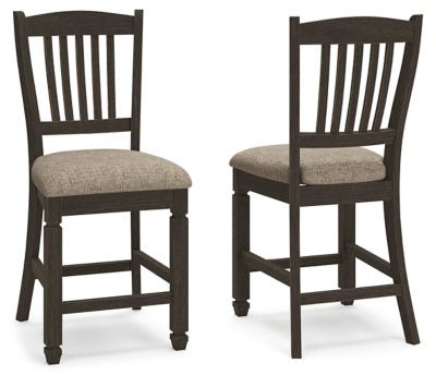 Tyler Creek Counter Height Bar Stool - Beige Stool Set modern furniture Contempo Furniture