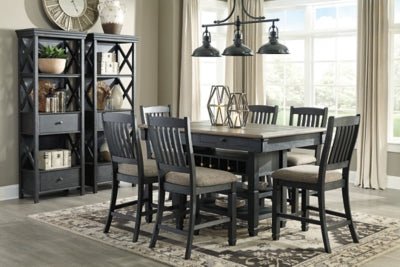 Tyler Creek Display Cabinet - Dark Gray Display Cabinet modern furniture Contempo Furniture