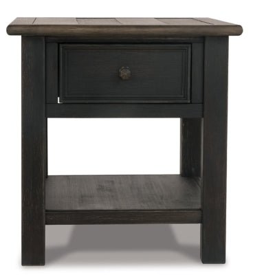 Tyler Creek End Table - Black End Table modern furniture Contempo Furniture