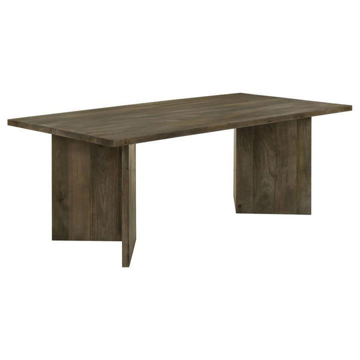 Tyler - Solid Wood Dining Table - Mango Brown Dining Table modern furniture Contempo Furniture