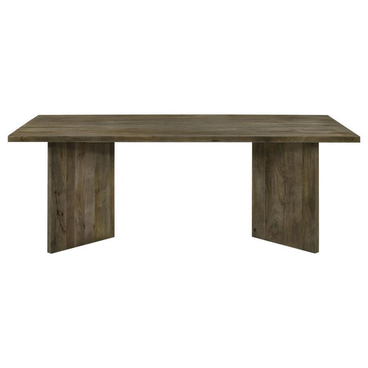 Tyler - Solid Wood Dining Table - Mango Brown Dining Table modern furniture Contempo Furniture