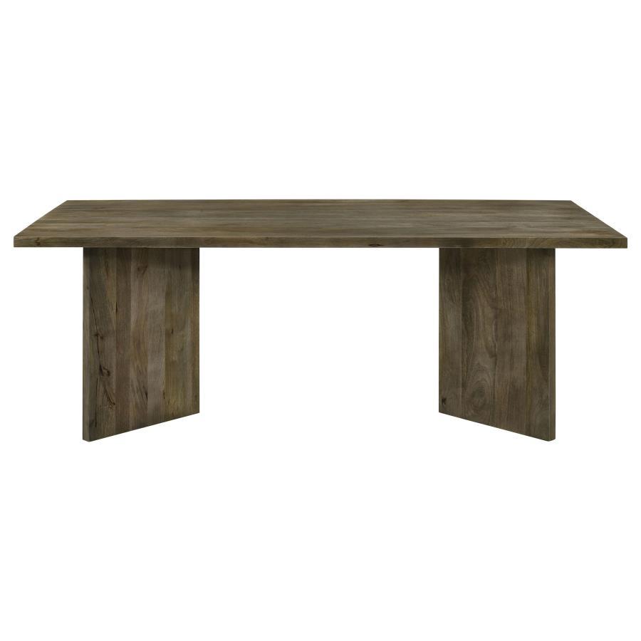 Tyler - Solid Wood Dining Table - Mango Brown Dining Table modern furniture Contempo Furniture