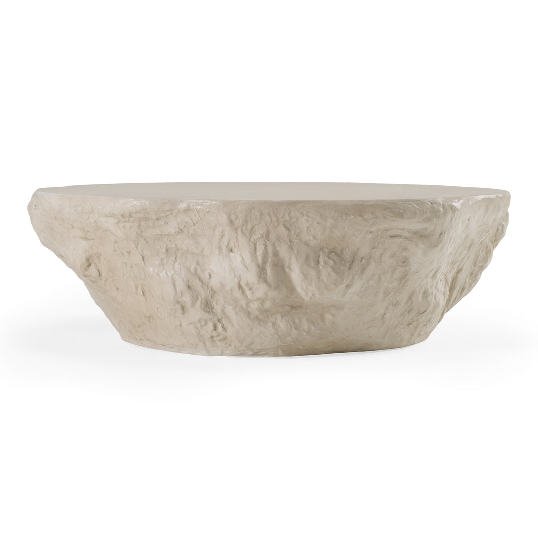 Tyrel - Modern Beige Concrete Coffee Table