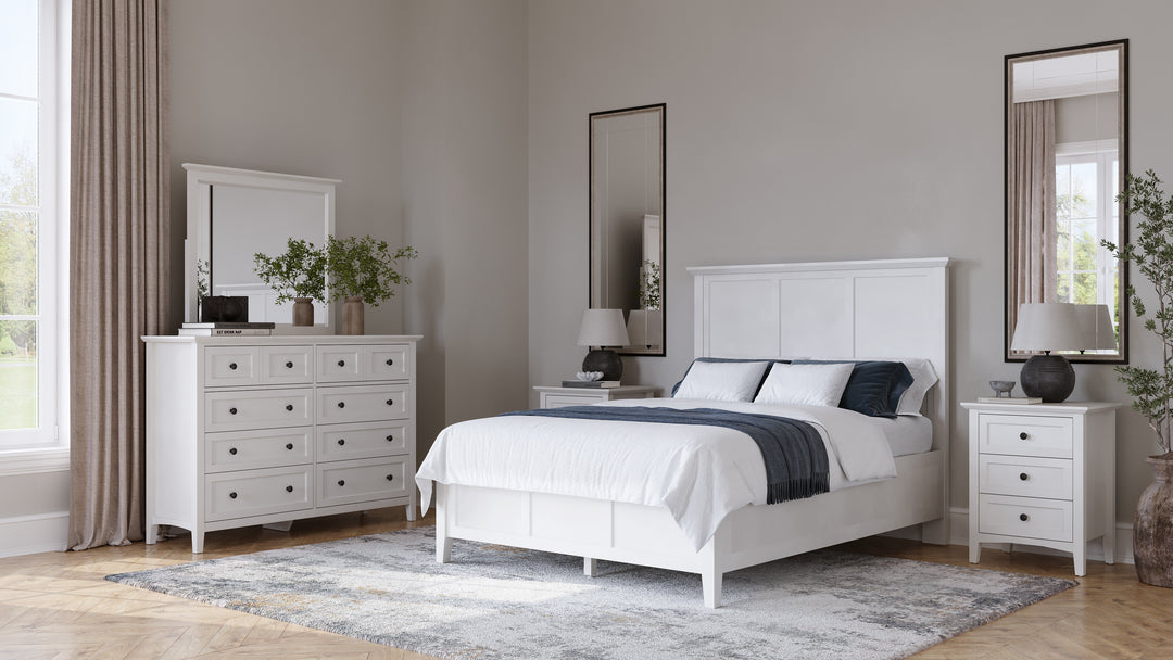 Modus Furniture Pnra82A Grace Eight Drawer Dresser In Snowfall White 2024