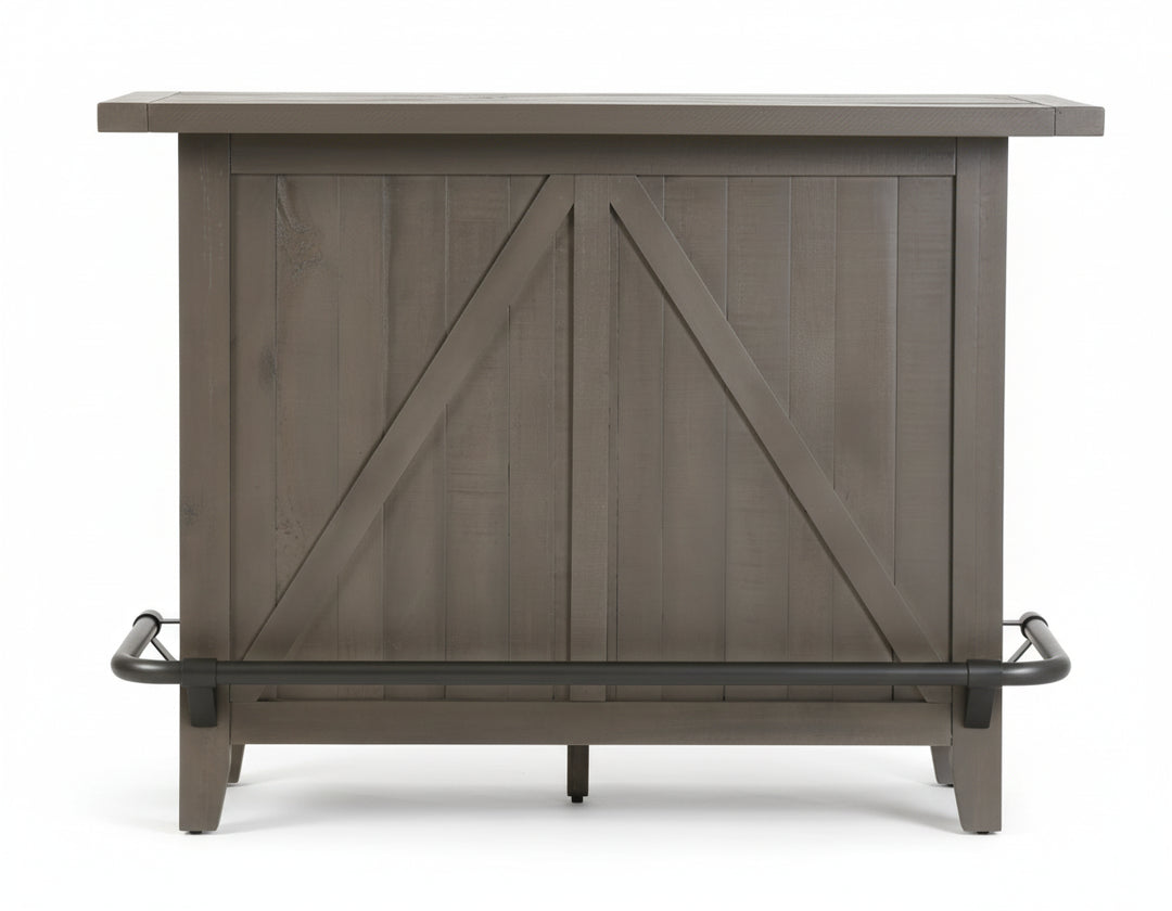 Modus Furniture 9Y1363 Taryn Standing Bar In Rustic Grey