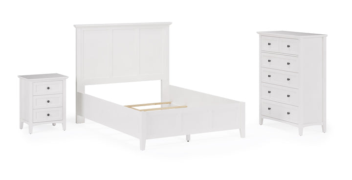 Modus Furniture Pnra84A Grace Five Drawer Chest In Snowfall White 2024