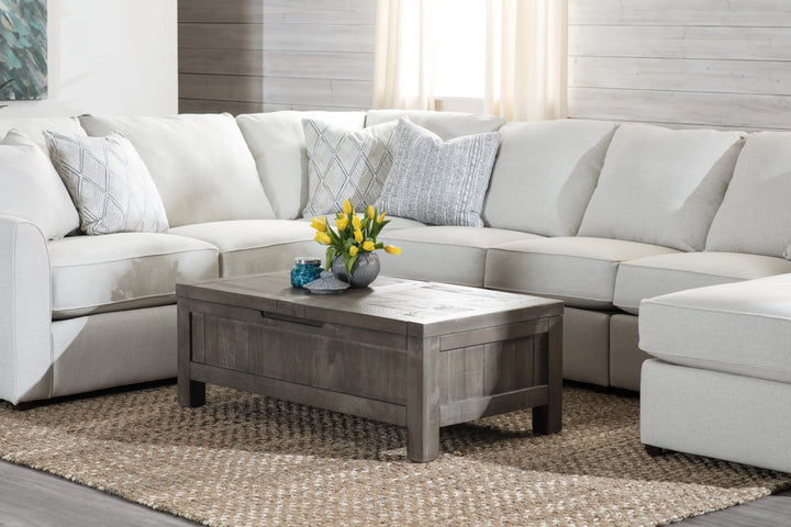 Modus Furniture 9Y1322 Taryn One Drawer End Table In Rustic Grey