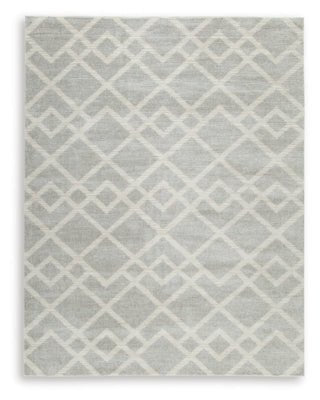 Unawick Large Rug - Gray Area Rug modern furniture Contempo Furniture