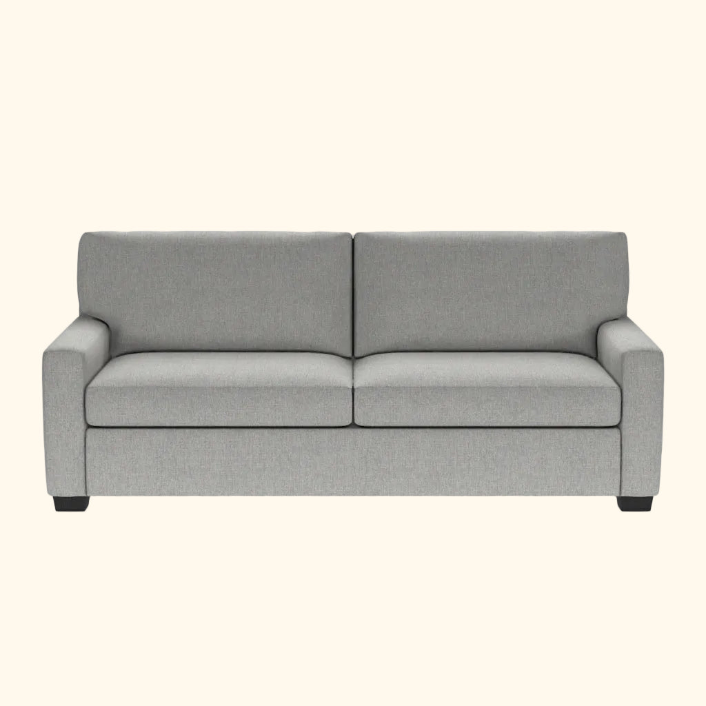 American Leather Carson Upholstered Track Arm Loveseat