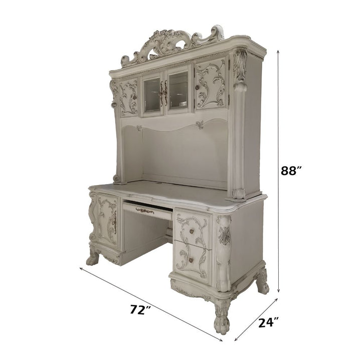Dresden Computer Desk &amp; Hutch – dimensions diagram