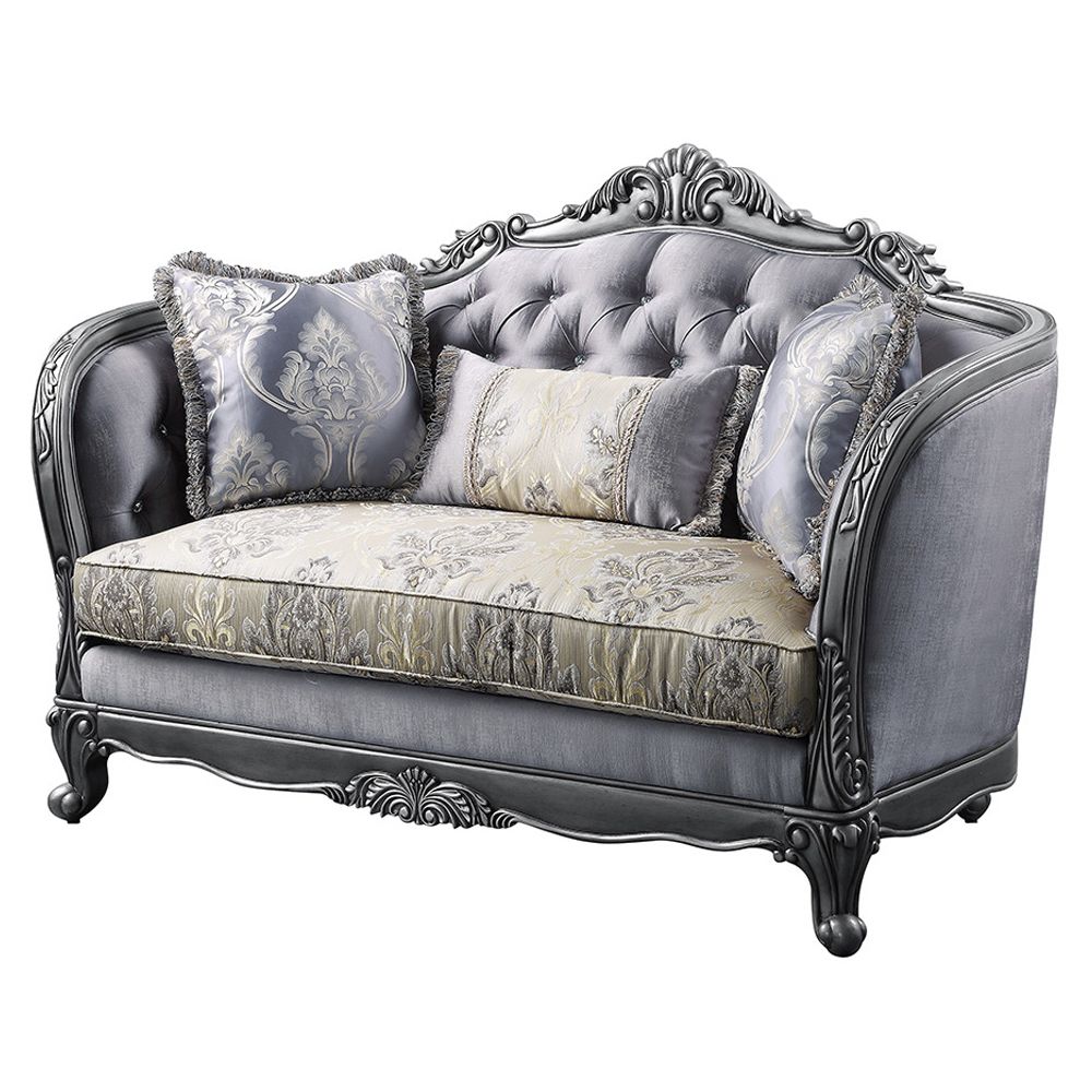 Ariadne Loveseat with 3 Pillows