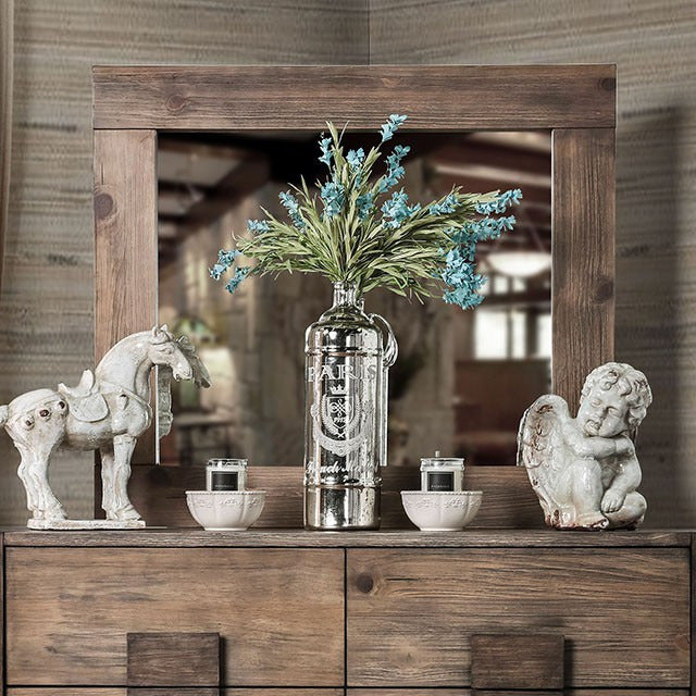 Janeiro Mirror, Rustic Natural Tone