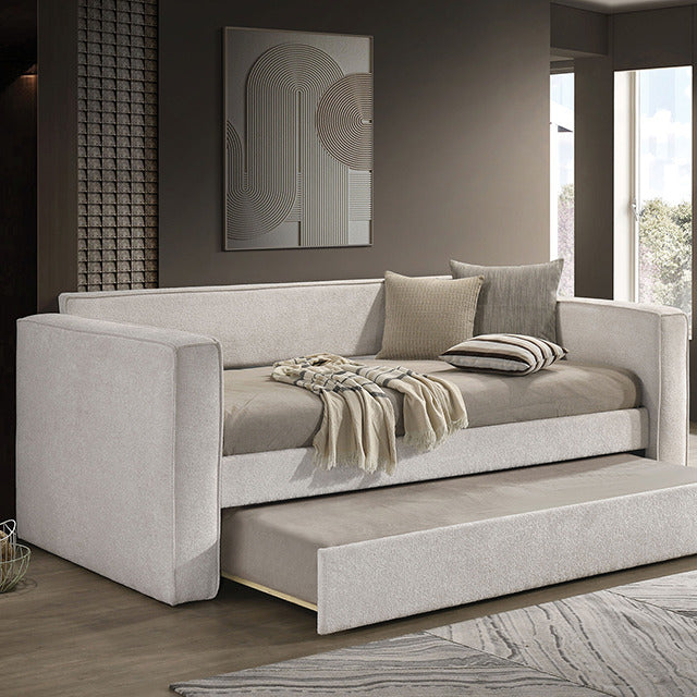 Walsall Twin Daybed W/ Trundle, Pearl White - view 2