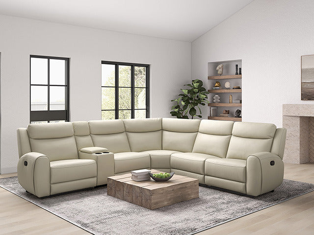 Jacobus Motion Sectional, Beige - view 2