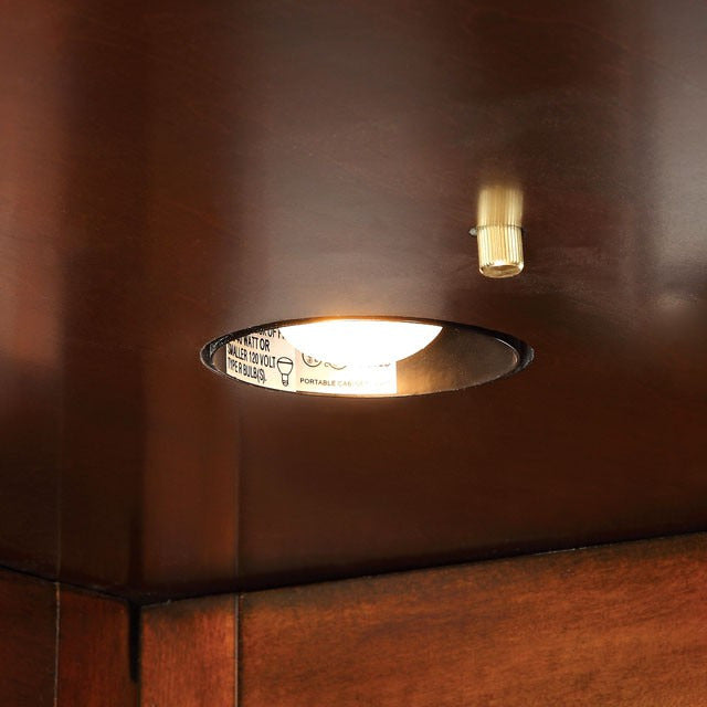 Voltaire Corner Curio, Dark Cherry - view 4