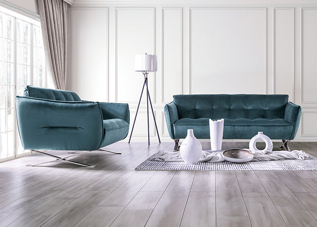 Civellutino Sofa, Teal - view 3