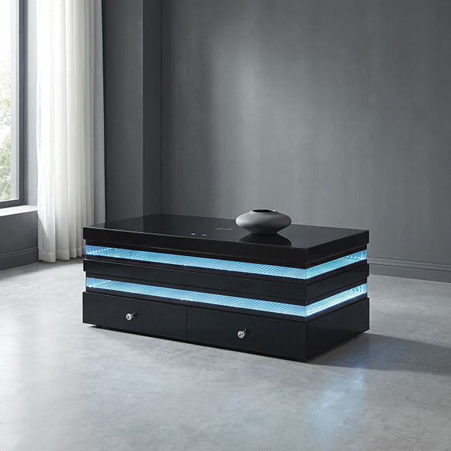 Maloy Rectangle Cocktail Table W/ Drawers - view 4