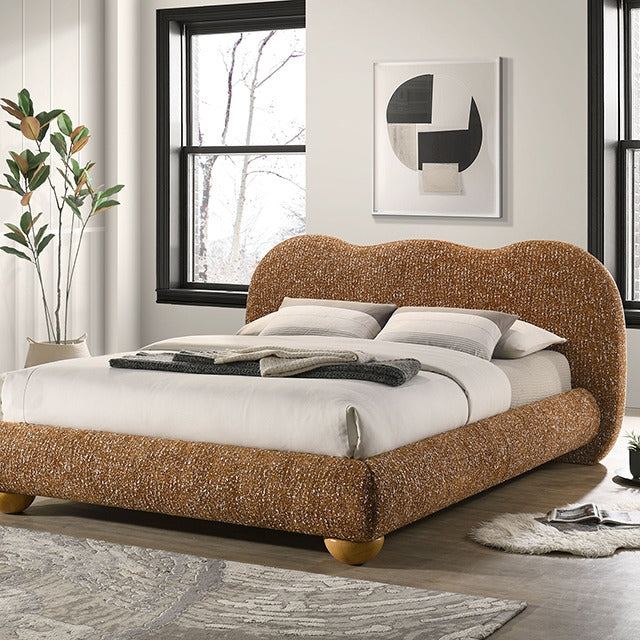 Finamore Bed, Terracotta Brown - view 4