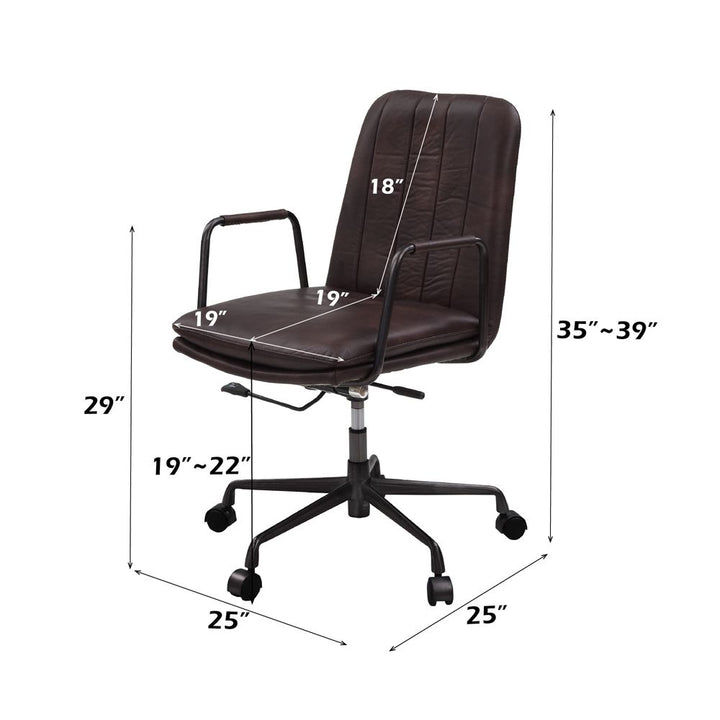 Eclarn Office Chair – dimensions diagram