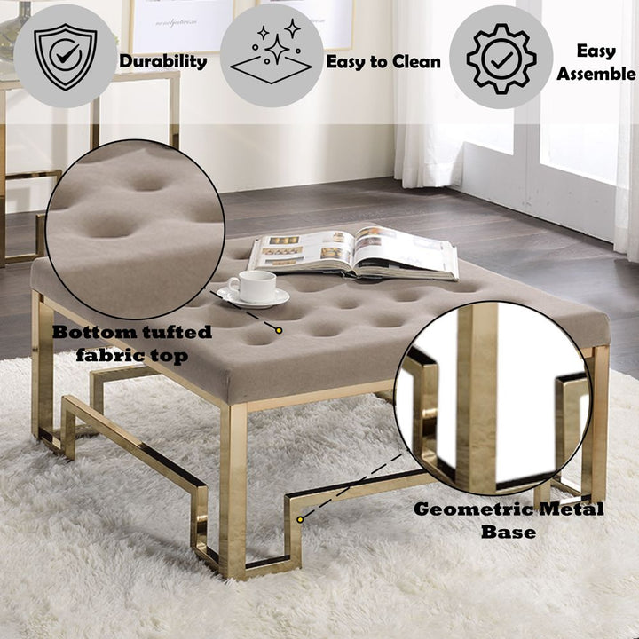 Damien Cocktail Ottoman – features callout