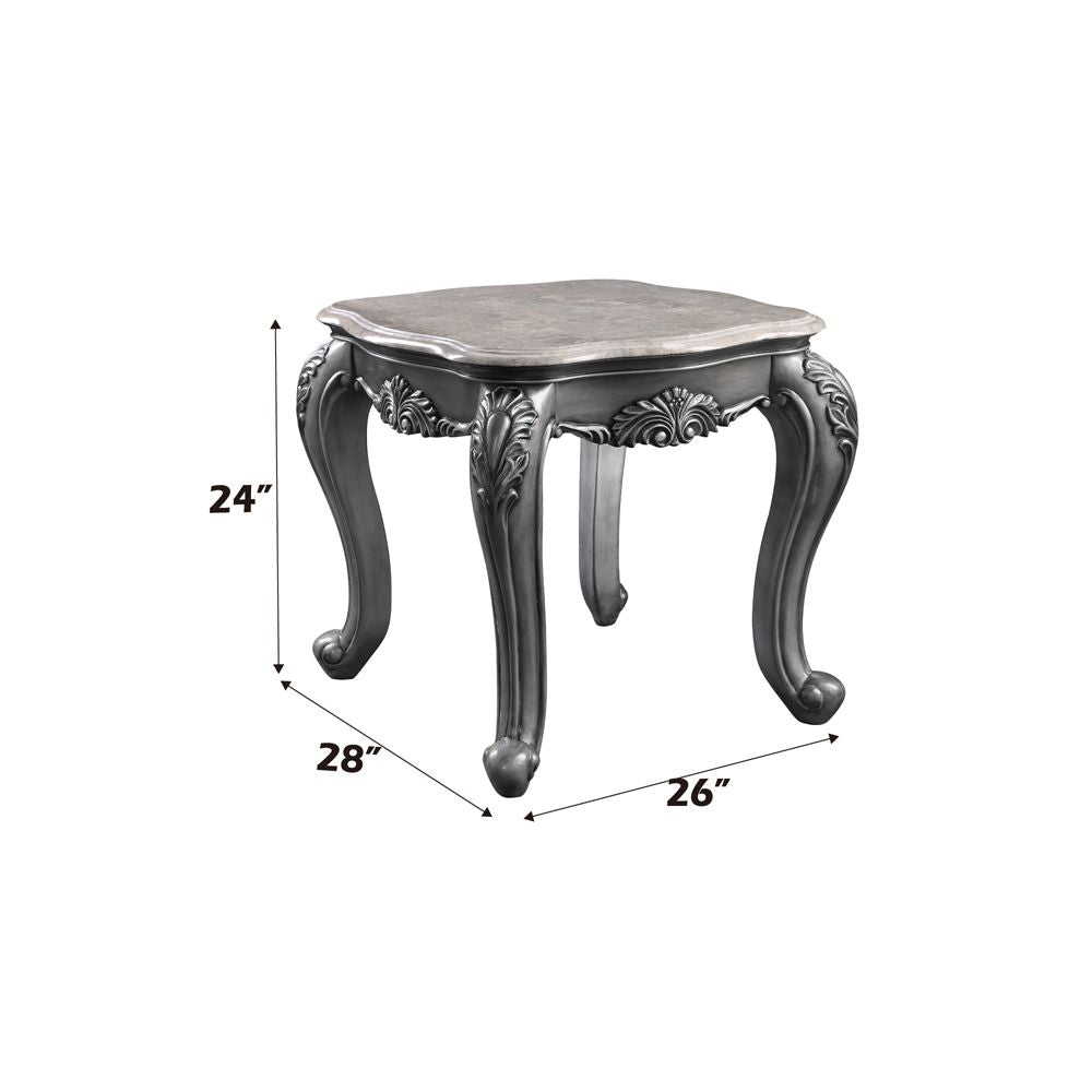 Ariadne End Table – dimensions diagram