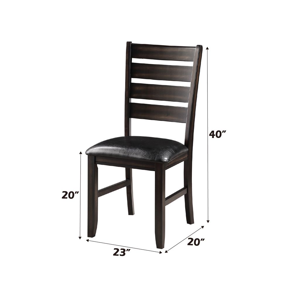 Urbana Side Chair (Set-2) – dimensions diagram