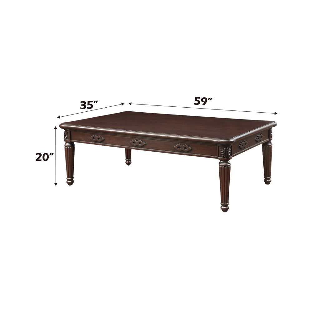 Chateau De Ville Coffee Table – dimensions diagram
