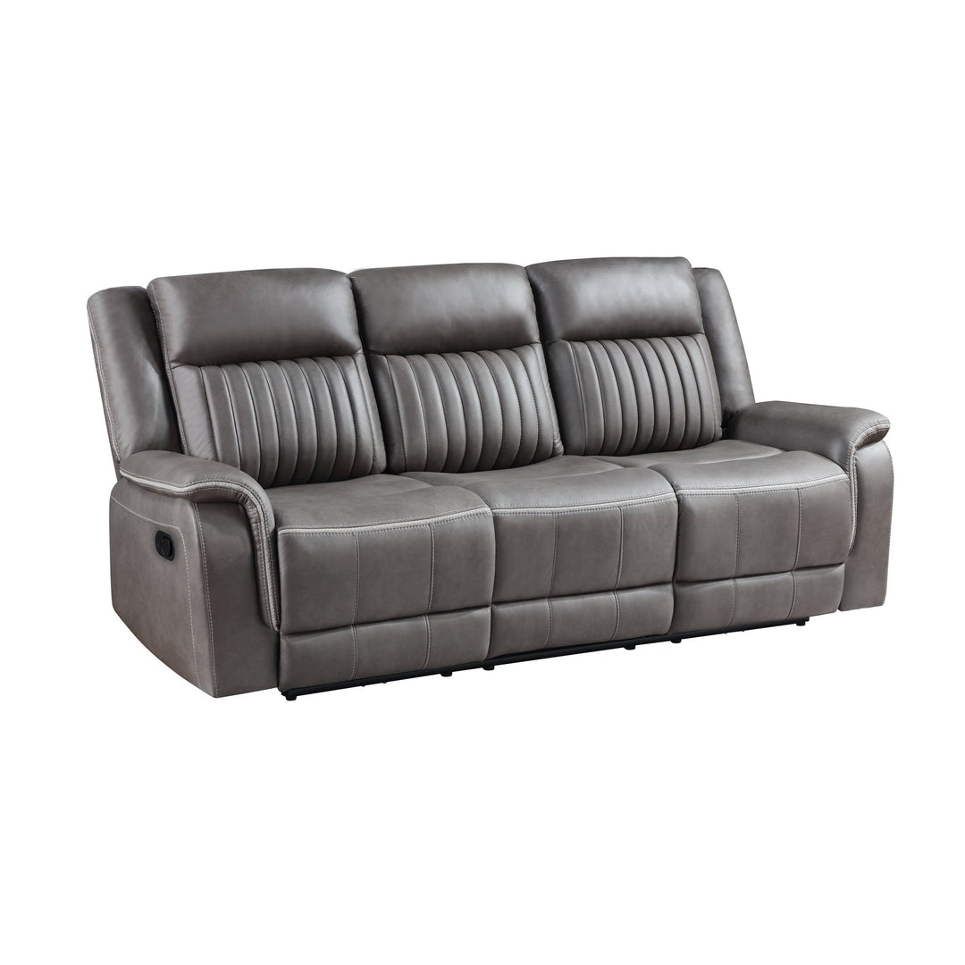 Enzo  Sofa W/dual Recliner- Gray