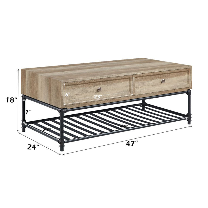 Brantley II Coffee Table – dimensions diagram