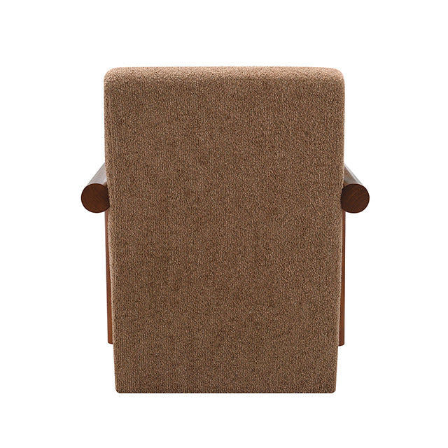 Esher Accent Chair, Caramel Brown - view 4