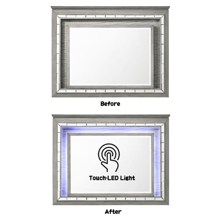 Antares Mirror W/Led – features callout
