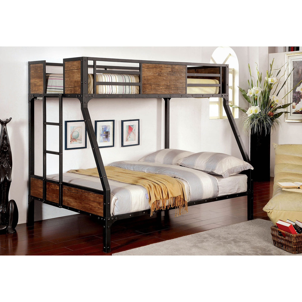 Clapton Twin/Full Bunk Bed - view 2