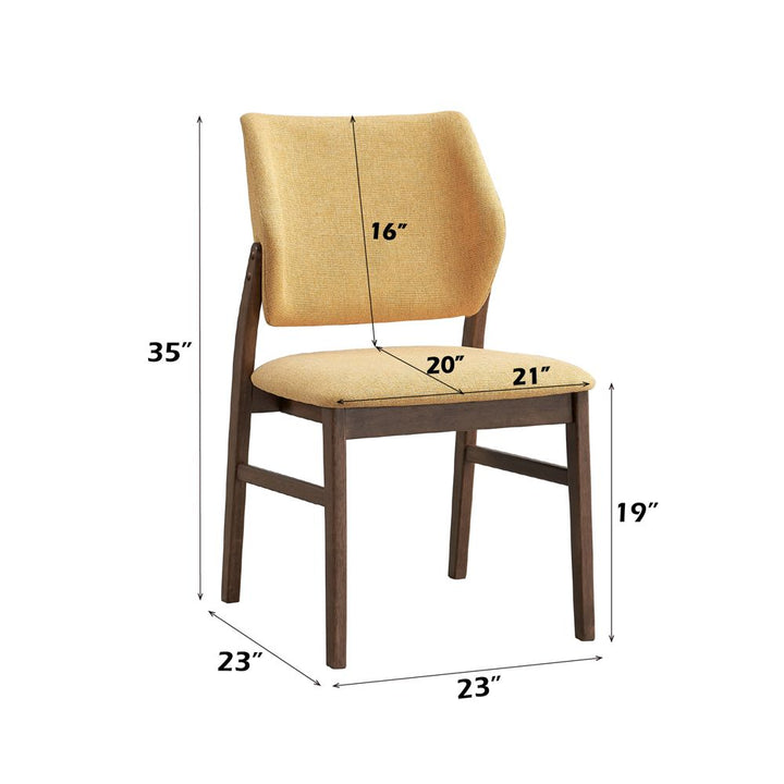 Sarha Side Chair (Set-2) – dimensions diagram