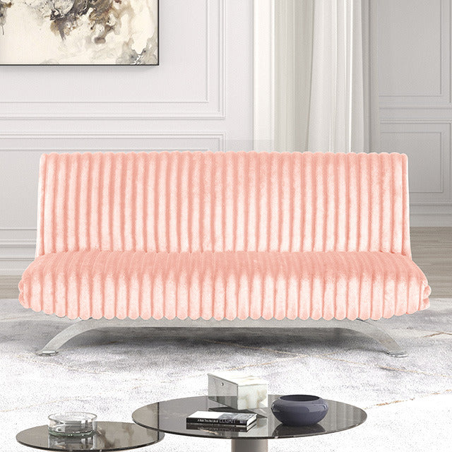 Villeneuve Futon Sofa Bed, Pink - view 3