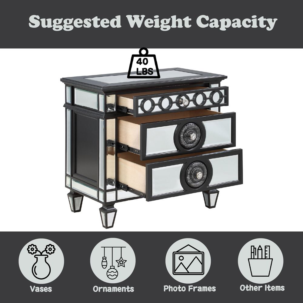Varian II Nightstand – features callout
