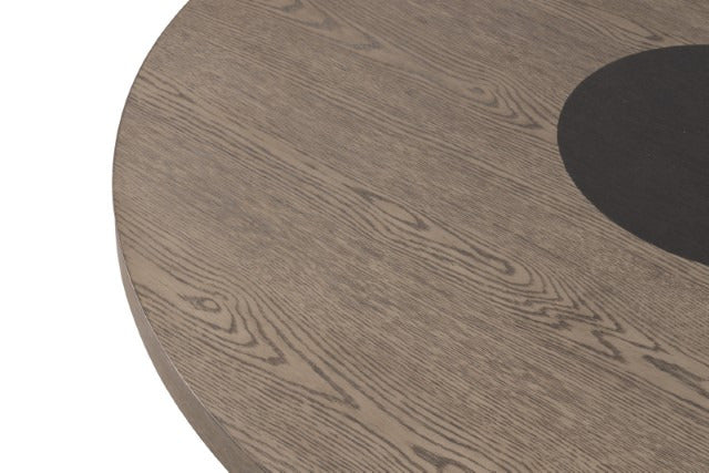 Broager 5 Pc Dining Table Set, Rustic Oak/Dark Walnut - view 3