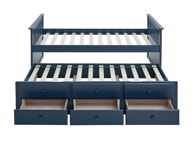 Clemens Captain Bed, Midnight Blue - view 3