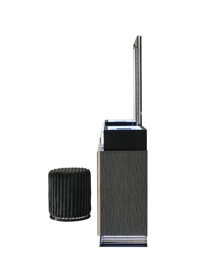 Noire Vanity Set W/ Stool - view 3