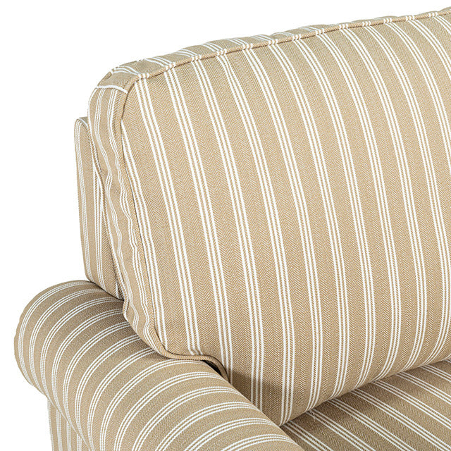 Peggy Accent Chair, Brown - view 4
