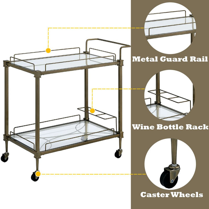 ADITYA SERVING CART – features callout
