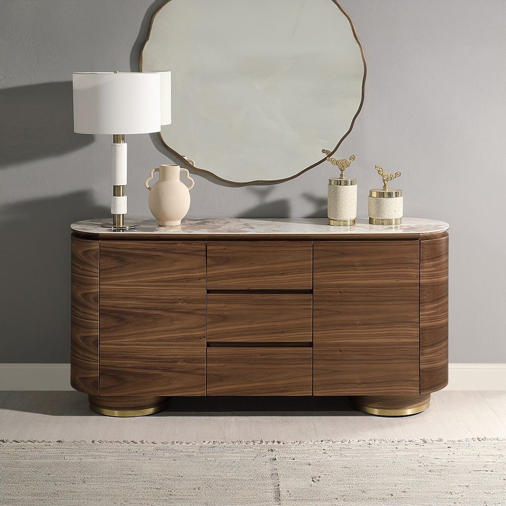 Willene Server with Ceramic Top