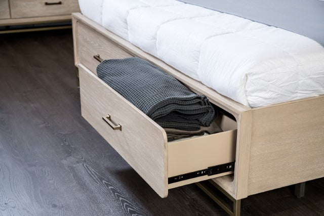 Sandnes Bed, Light Oak - view 6