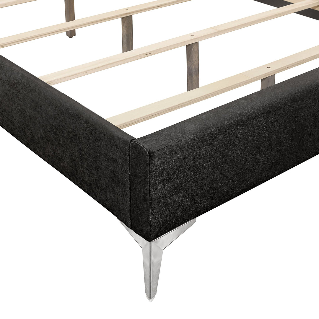 Huxley 6/6/ 5/0 Ek/q Side Rails-Black